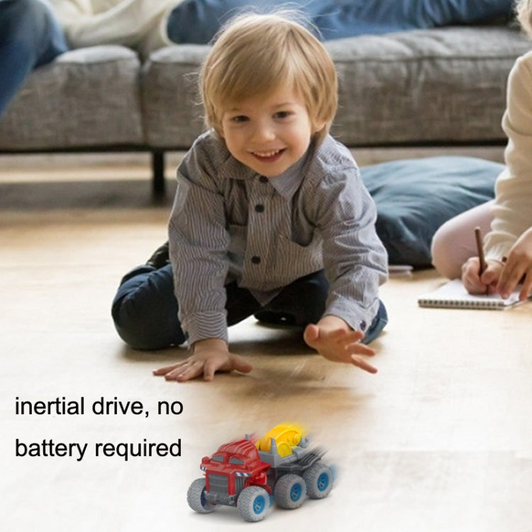 2PCS Children Collision Bounce Deformation Launch Tank Car Toy