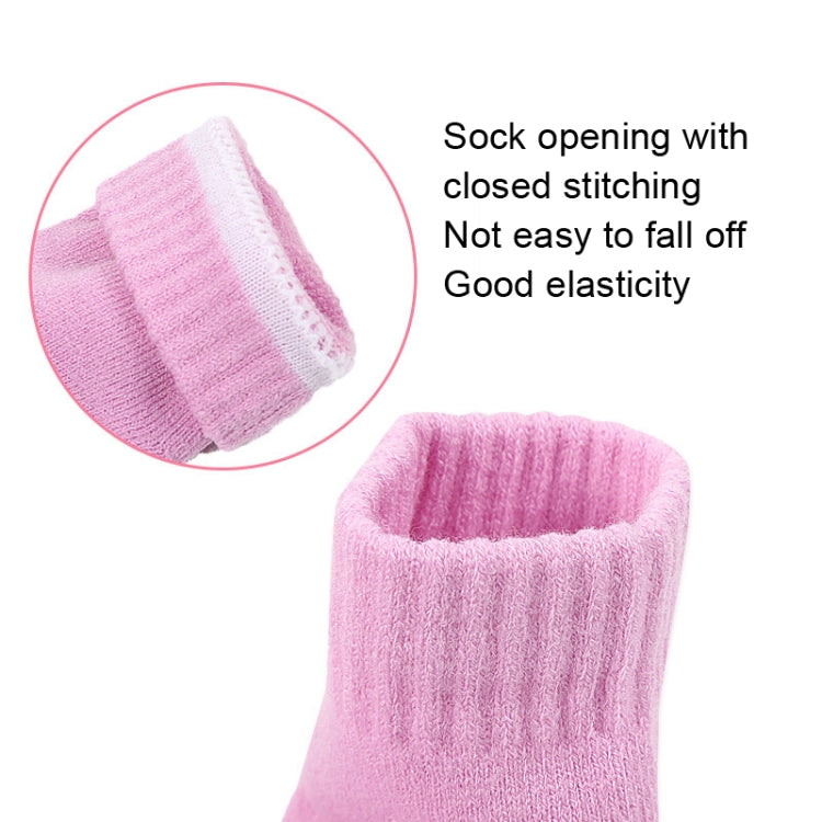 Massage Five-finger Socks Thickened Open-toed Socks, Color: Light Purple