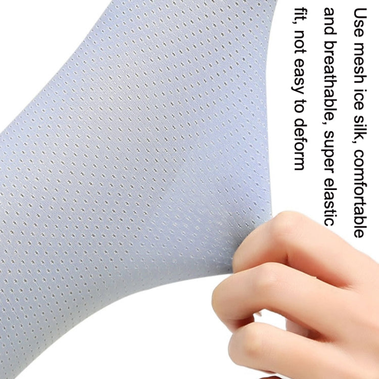 1 Pair Summer Icy Sleeves Driving Sunscreen Arm Guards Anti-UV Ice Silk Gloves, Size: One Code