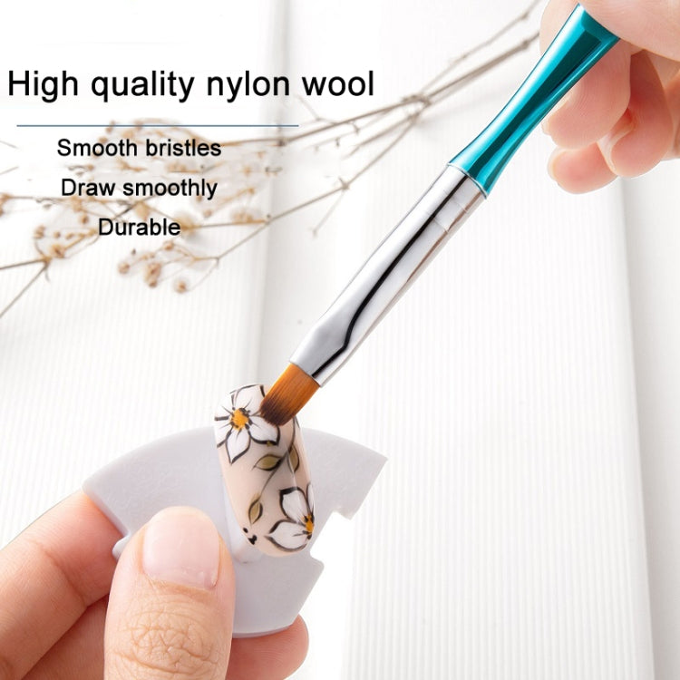 2 Packs Crystal Light Therapy Pull Line Smudge Nail Pen, Color: 8 PCS/Set White Pearl