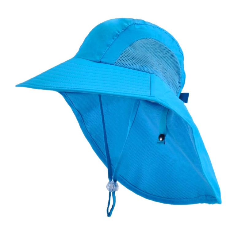 1039 Summer Children Fisherman Hat Large Brim Shawl Sun Hat
