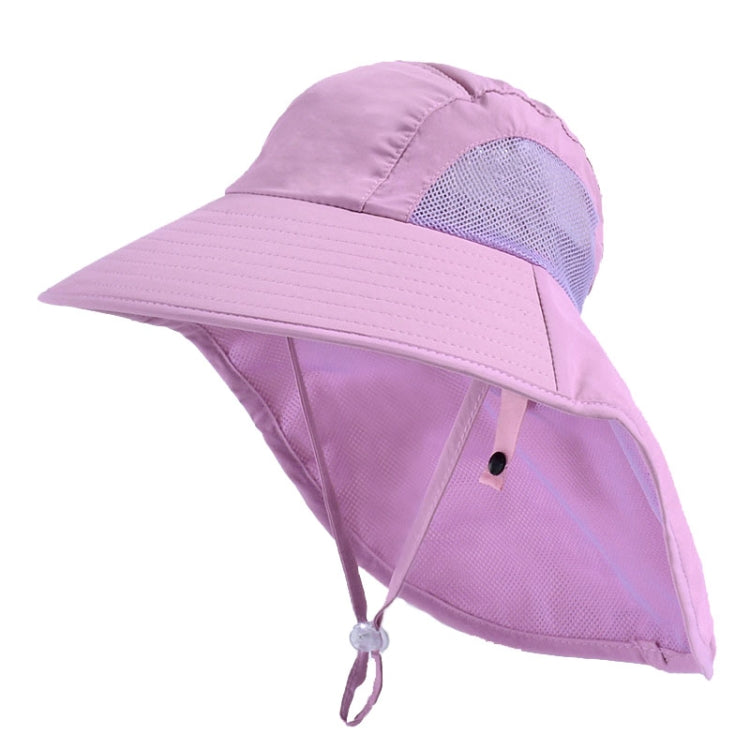 1039 Summer Children Fisherman Hat Large Brim Shawl Sun Hat
