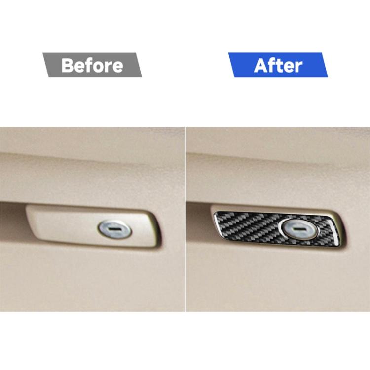 For BMW X1 F48/X2 F39 Right-Hand Drive Glove Box Handle Sticker - Black