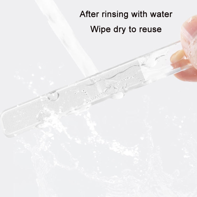 6 PCS Transparent Nano Glass Polished Nail File, Specification: Long Glass File