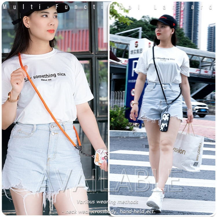 Mobile Phone Mountaineering Rope Lanyard  Can Be Hung Neck Or Crossbody