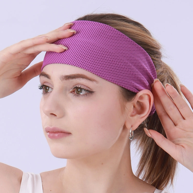 3 PCS Cold Feeling Sports Hairband Fitness Sweat-absorbing Belt