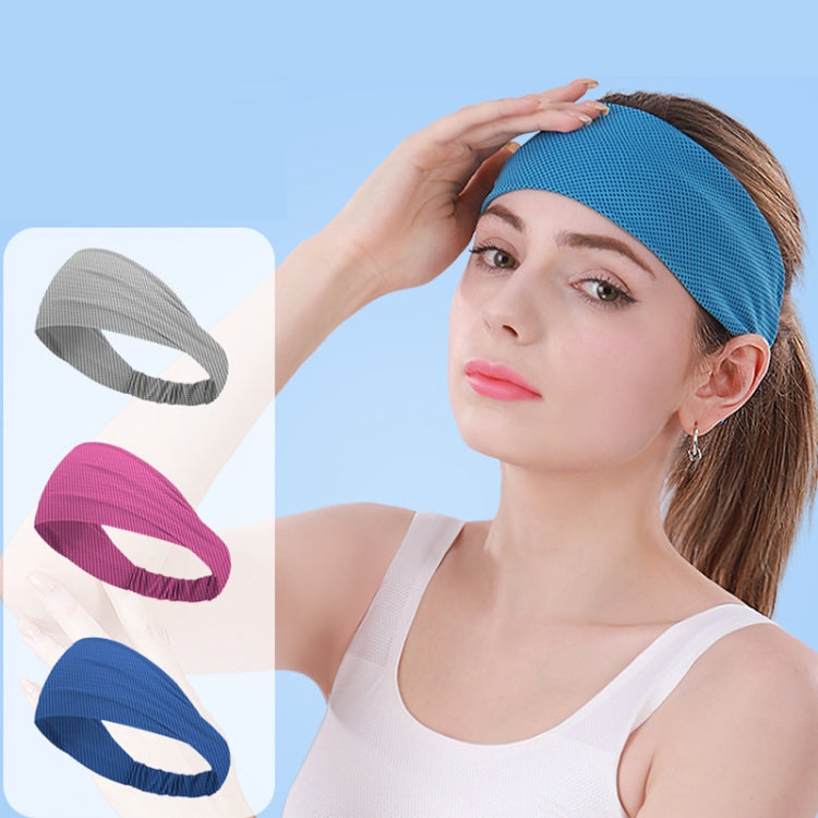3 PCS Cold Feeling Sports Hairband Fitness Sweat-absorbing Belt
