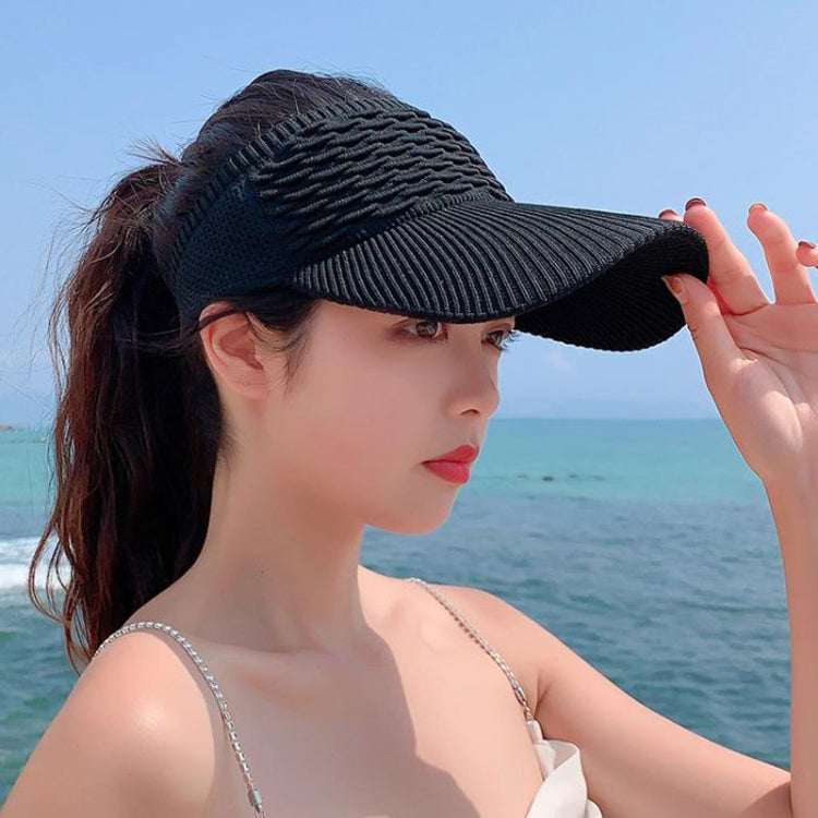 8010 Lady Empty Top Outdoor Sports Peaked Cap Students Sun Hat