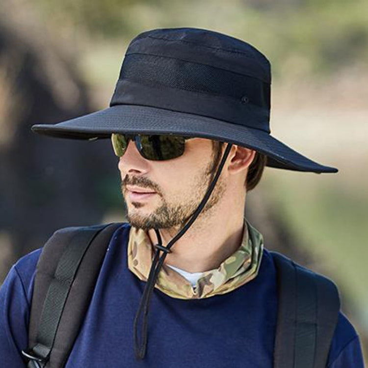 9090 Men Outdoor Fishing Climbing Mountain Large Brim Fisherman Hat