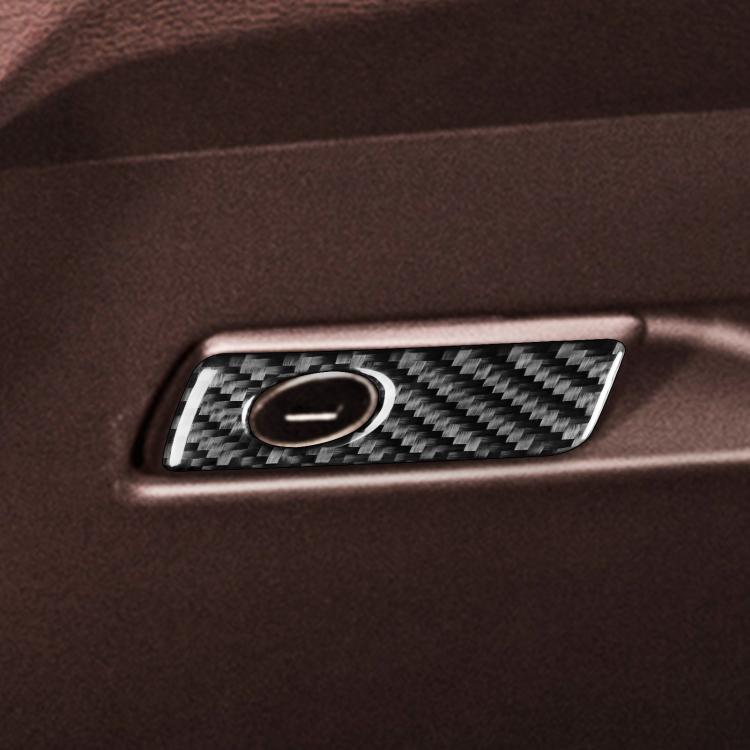 For BMW X1 F48/X2 F39 Left-Hand Drive Glove Box Handle Sticker - Black