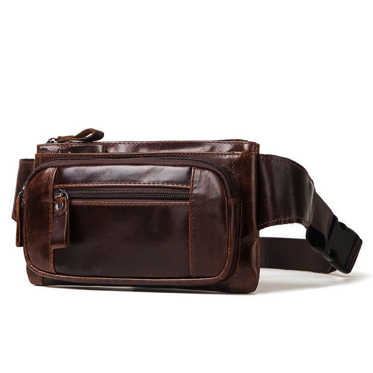 MH562 Leather Men Waste Bags Multifunctional Retro Messenger Bag