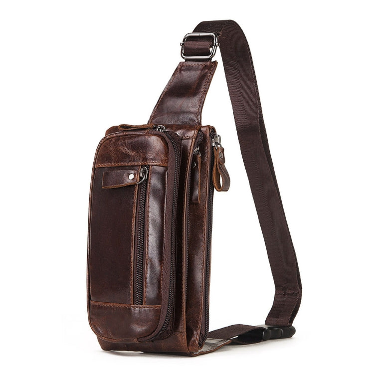 MH562 Leather Men Waste Bags Multifunctional Retro Messenger Bag