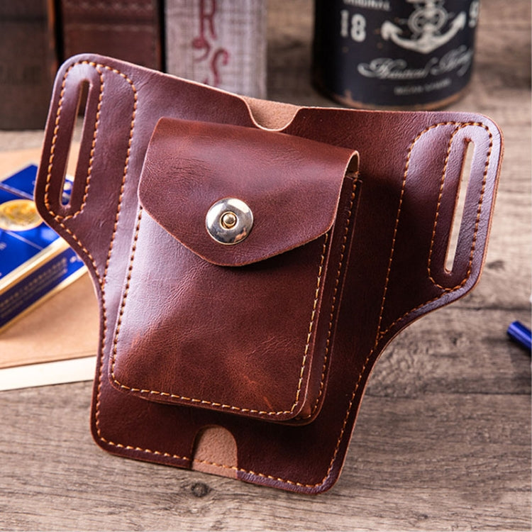 Men Belt Cigarette Box Mobile Phone Waist Bag Cigarette Holder