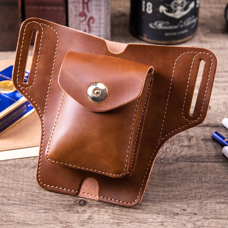 Men Belt Cigarette Box Mobile Phone Waist Bag Cigarette Holder