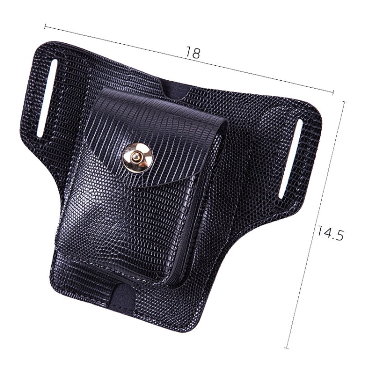 Men Belt Cigarette Box Mobile Phone Waist Bag Cigarette Holder