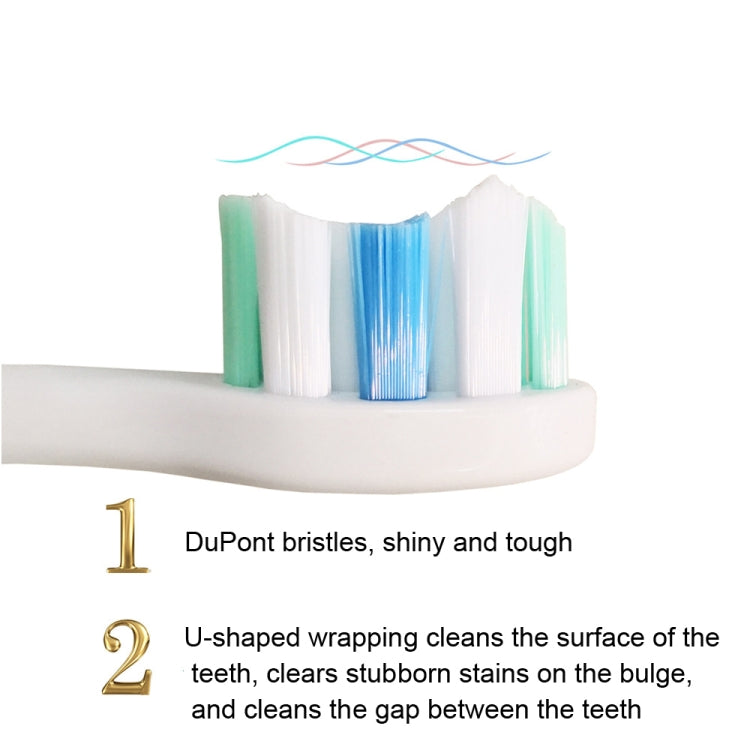 4 PCS Replacement Toothbrush Heads For Usmile Y1/U1/U2 /U3/Y4/P1,Style: Whitening