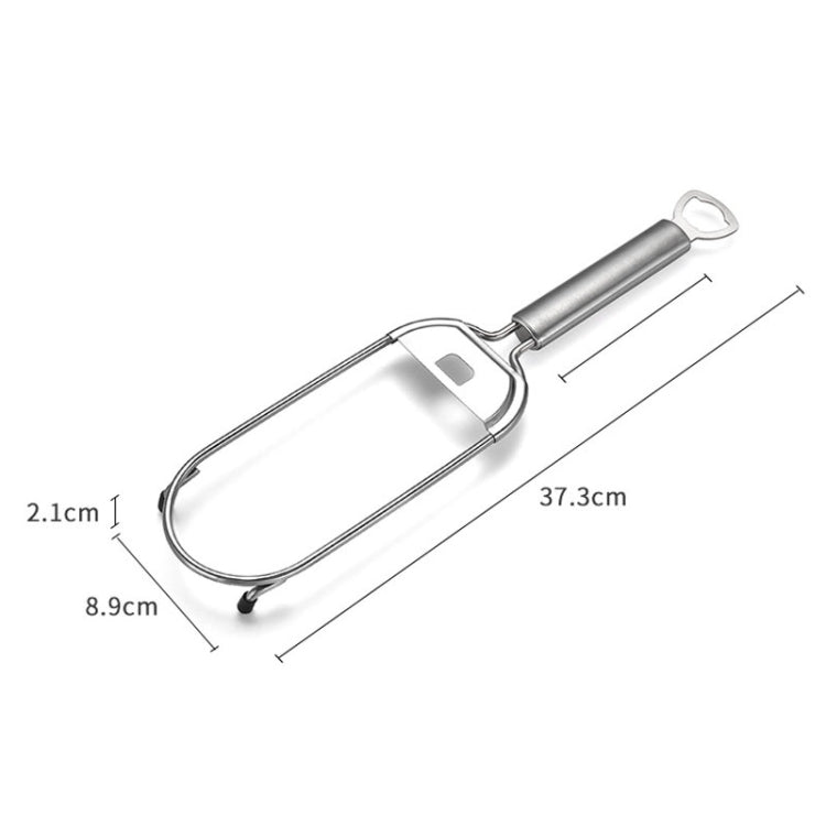 Stainless Steel Vegetable Cutter Grater, Specification:  4 Blades+Hand Guard Colorful Box