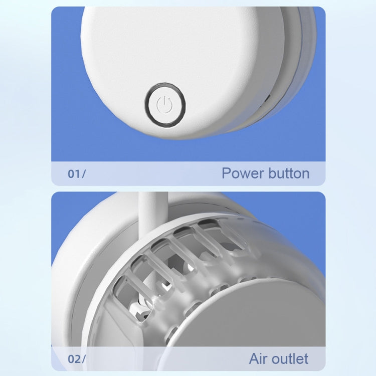ZAY-F011 USB Charging Portable Sports Neck Bladeless Fan
