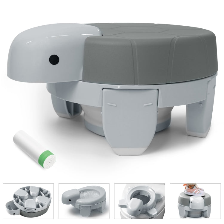 Children Turtle Toilet Baby Urinal Portable Folding Travel Potty