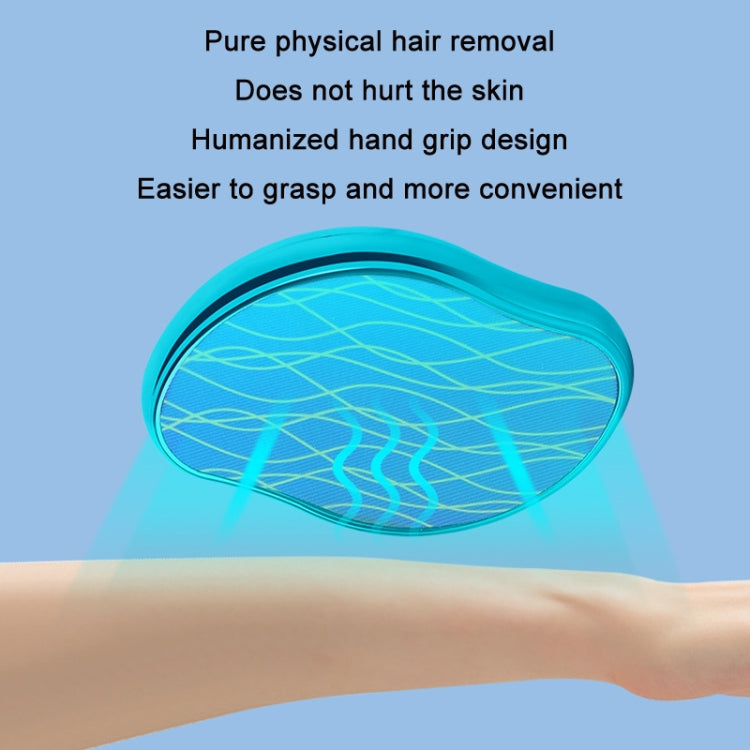 Manual Crystal Nano Epilator Gentle Skin Hair Removal(Coated Blue)