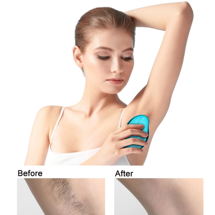 Manual Crystal Nano Epilator Gentle Skin Hair Removal(Coated Blue)