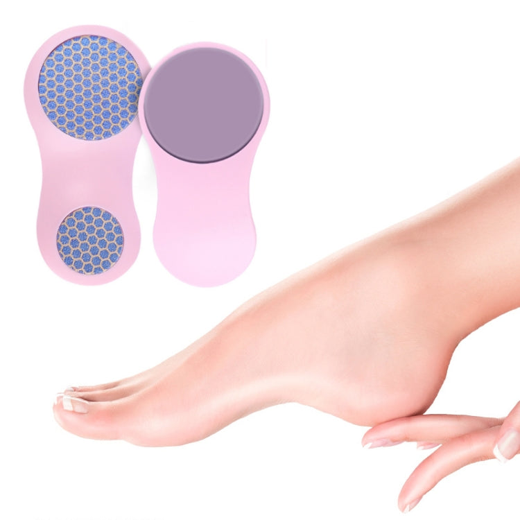 Double Sided Glass Peeling Calluses Foot File, Material: Nano (Pink)