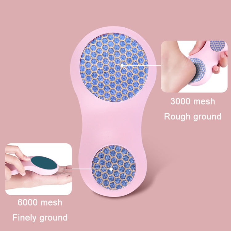 Double Sided Glass Peeling Calluses Foot File, Material: Nano (Pink)