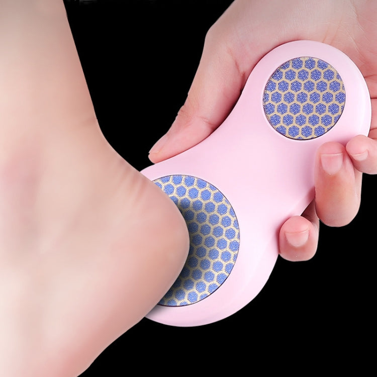 Double Sided Glass Peeling Calluses Foot File, Material: Nano (Pink)