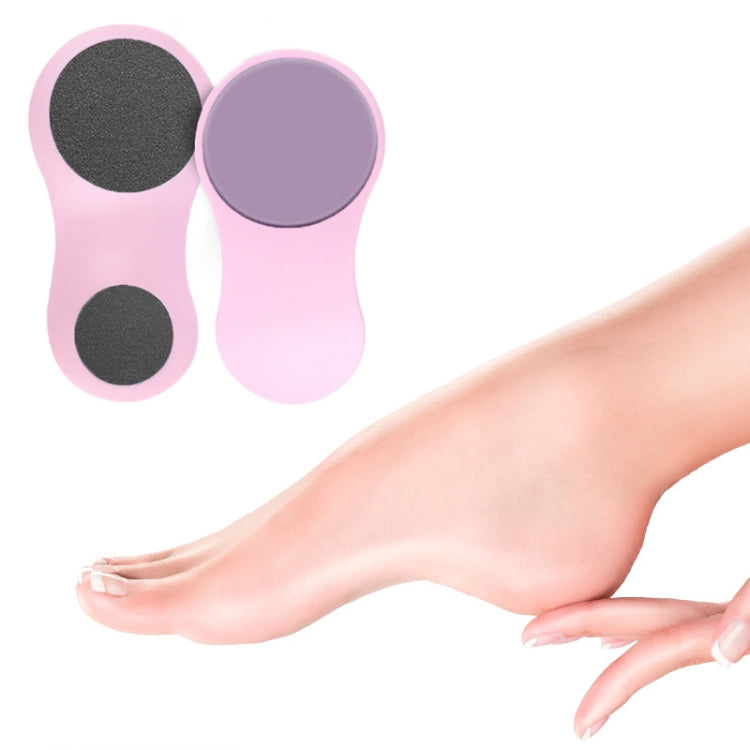 3 PCS Double Sided Glass Peeling Calluses Foot File, Material: Sandpaper (Pink)