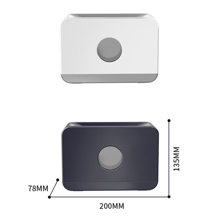 Simulation Flame Humidifier Aroma Diffuser With Remote Control, Color: Blue Light Black
