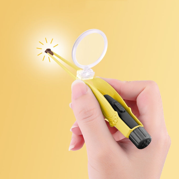 5 PCS Children Luminous Visual Ear Picking Tool With Light, Color: Ear Tweezers (Green)