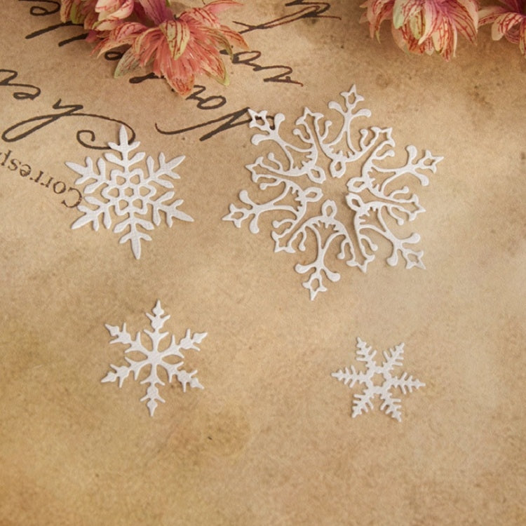 4 In 1 Snowflake Metal Embossing Cutting Knife Mold Carbon Steel Paper Cutting Card Template