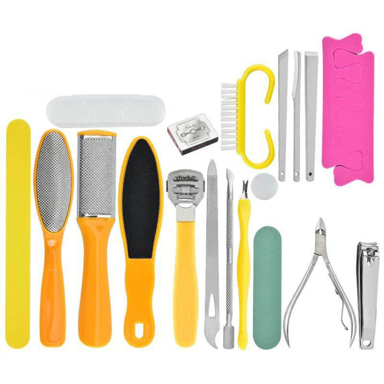 20 In 1 Foot File Grinding Exfoliating Manicure And Pedicure Kit