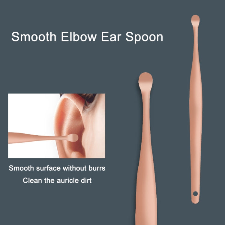 Stainless Steel Ear Picking Tool Set, Quality: 6 PCS/Set+Ear Spoon+Ear Tweezers