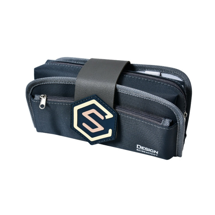Detachable Simple Canvas Pencil Case Large Capacity Pencil Bag