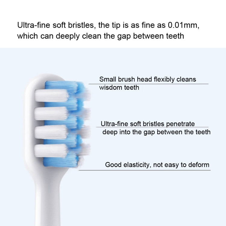 3 PCS For DR. Bei  Electric Toothbrush Replacement Head