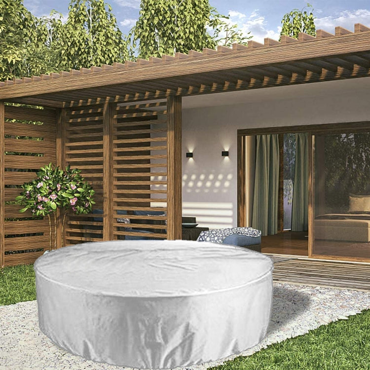 Foldable Round Sunscreen Dustproof Swimming Pool Cover, Specification: Silver+Black 122x30cm