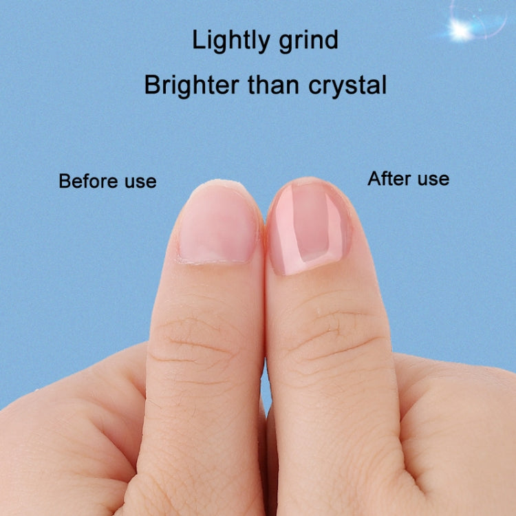 3 PCS Grinding Polishing Nano Glass Nail Grinder, Specification: Single Side Green