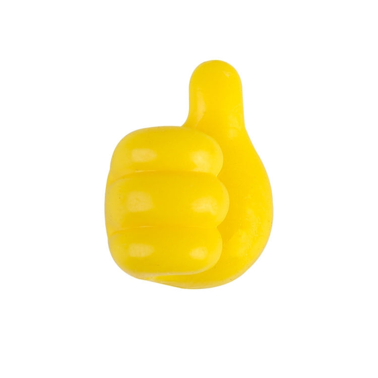 10 PCS Non-punching And Non-marking Adhesive Thumb Hook Cable Organizer