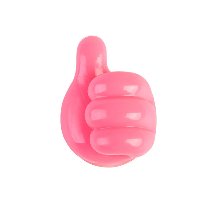 10 PCS Non-punching And Non-marking Adhesive Thumb Hook Cable Organizer