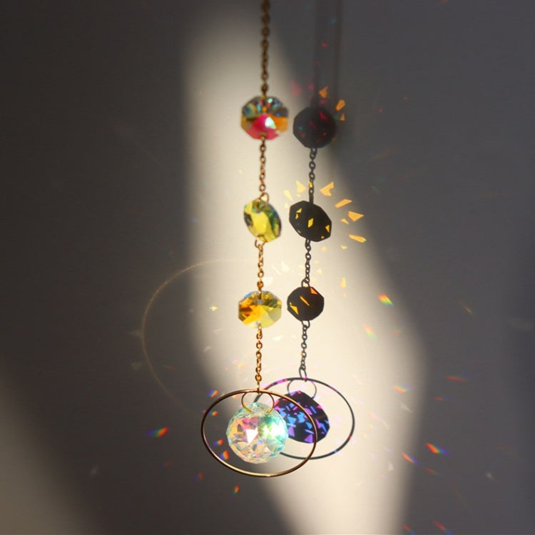 5 PCS Sun Star Moon Garden Crystal Ornament