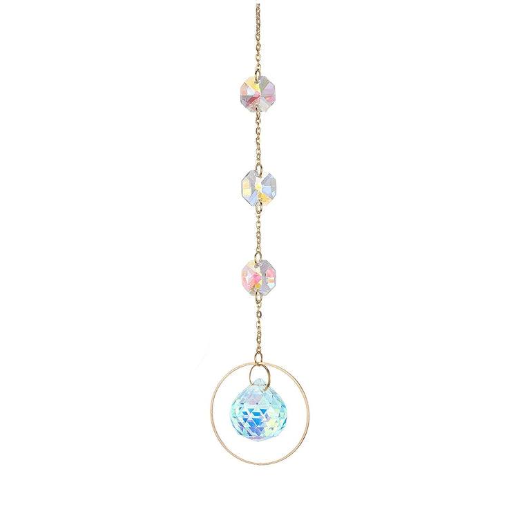 5 PCS Sun Star Moon Garden Crystal Ornament