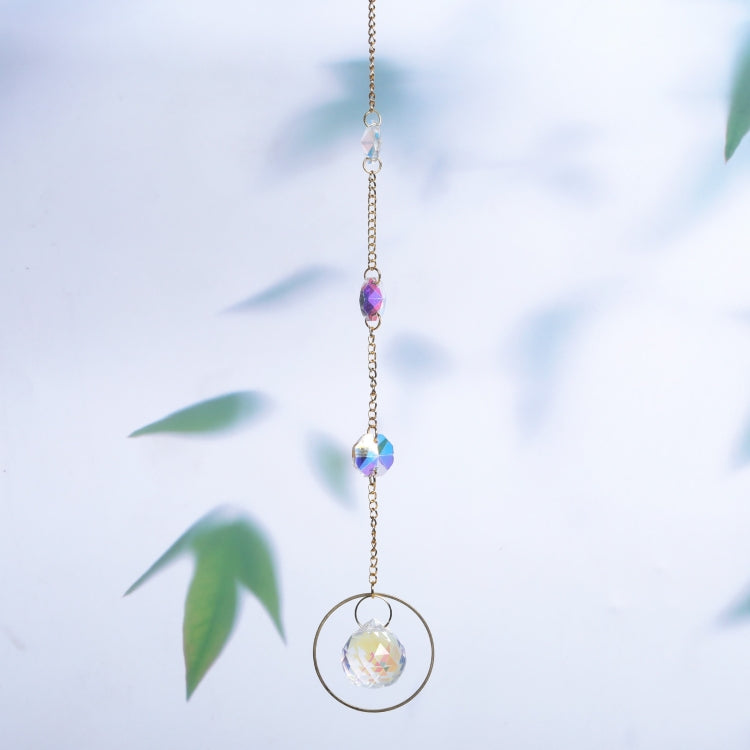 5 PCS Sun Star Moon Garden Crystal Ornament