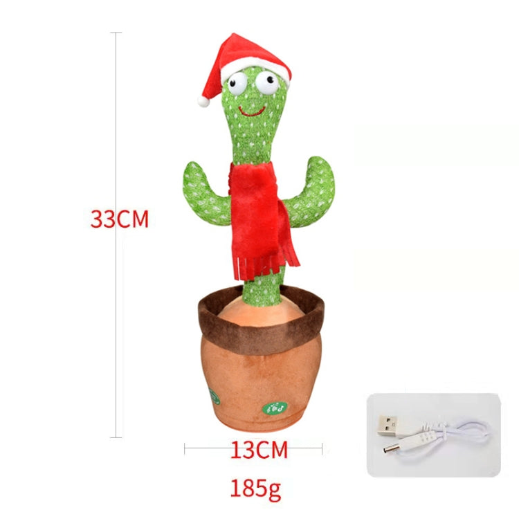 Tape Glowing Singing Swing Dancing Cactus Christmas Gift
