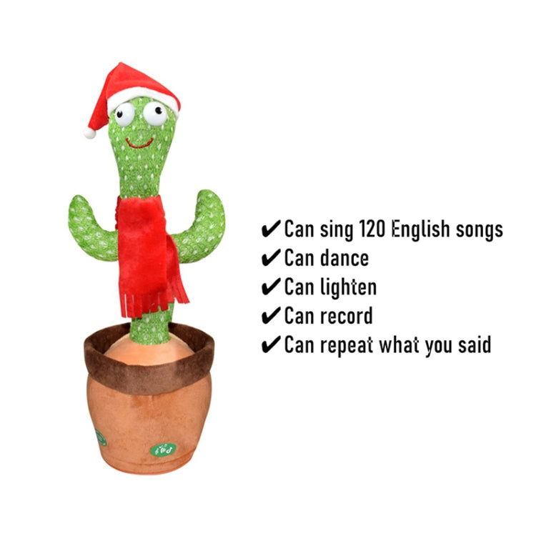 Tape Glowing Singing Swing Dancing Cactus Christmas Gift