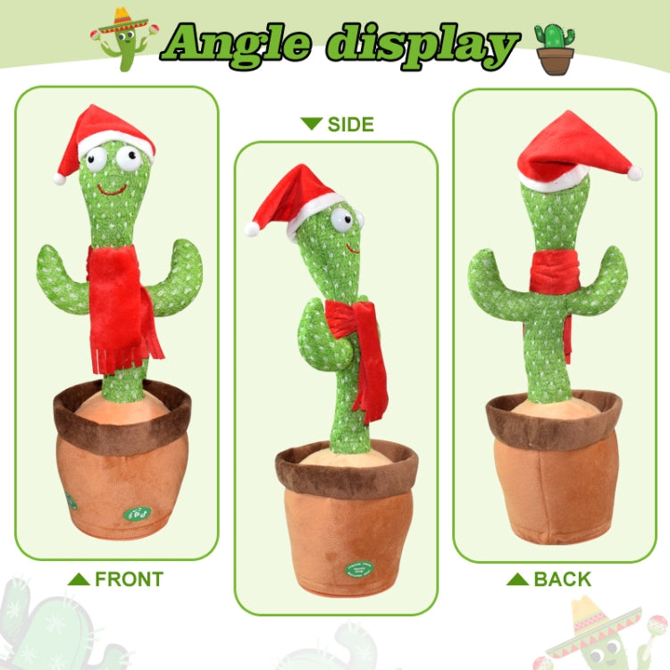 Tape Glowing Singing Swing Dancing Cactus Christmas Gift