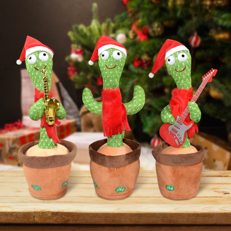 Tape Glowing Singing Swing Dancing Cactus Christmas Gift