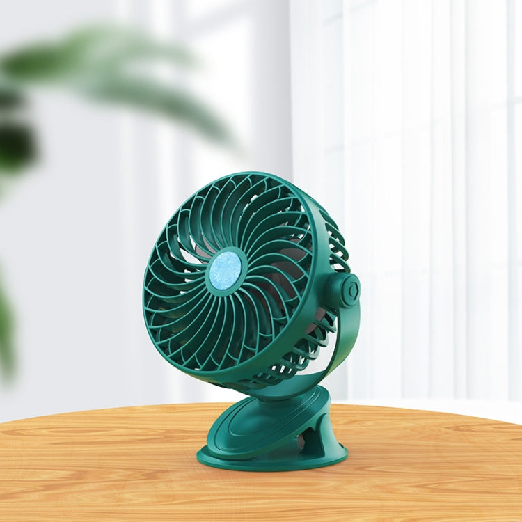 USB Charging Desktop Clip Style Cooling Fan, Spec: Regular (Green)