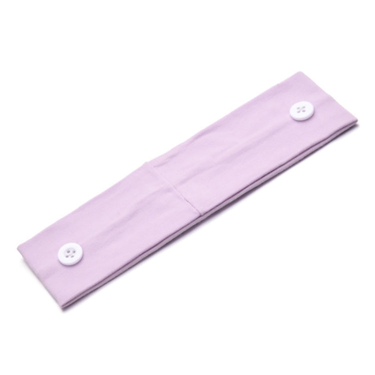 3 PCS Stretch Button Yoga Headband Can Hang Mask