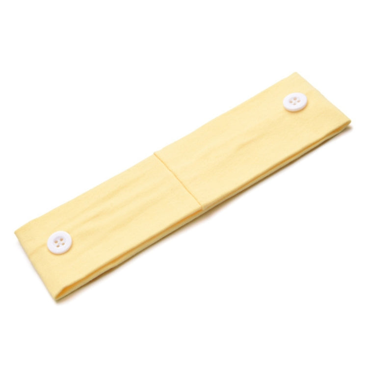3 PCS Stretch Button Yoga Headband Can Hang Mask